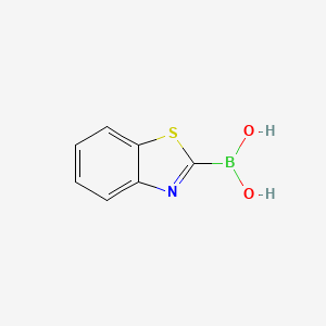 molecular formula C7H6BNO2S B1322337 1,3-Benzothiazol-2-ylboronic acid CAS No. 499769-96-9