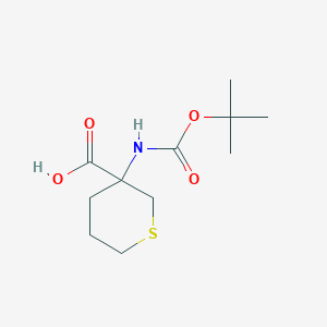 3-([(Tert-butoxy)carbonyl]amino)thiane-3-carboxylicacid