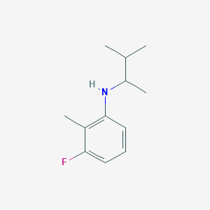 3-fluoro-2-methyl-N-(3-methylbutan-2-yl)aniline