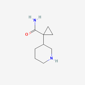 1-(Piperidin-3-yl)cyclopropane-1-carboxamide