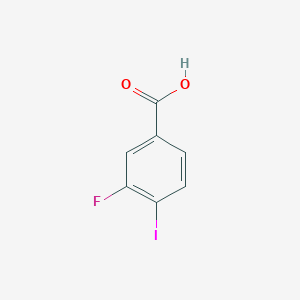 molecular formula C7H4FIO2 B1322342 3-Fluoro-4-iodobenzoic acid CAS No. 825-98-9