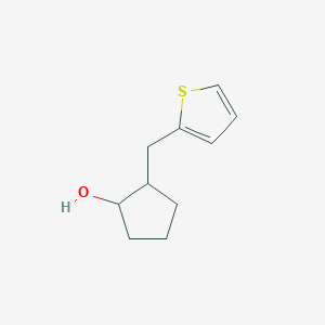 2-(Thiophen-2-ylmethyl)cyclopentan-1-ol