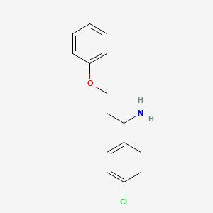 1-(1-Amino-3-phenoxypropyl)-4-chlorobenzene