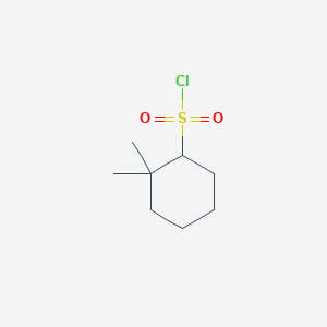 2,2-Dimethylcyclohexane-1-sulfonyl chloride