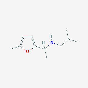 [1-(5-Methylfuran-2-YL)ethyl](2-methylpropyl)amine