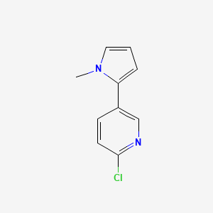 2-Chloro-5-(1-methyl-1H-pyrrol-2-yl)pyridine