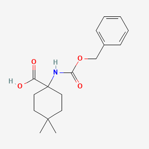 1-{[(Benzyloxy)carbonyl]amino}-4,4-dimethylcyclohexane-1-carboxylic acid