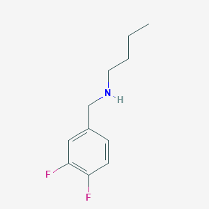 molecular formula C11H15F2N B13223764 Butyl[(3,4-difluorophenyl)methyl]amine 