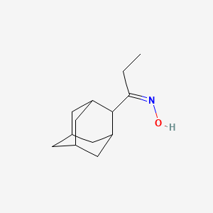 N-[1-(Adamantan-2-YL)propylidene]hydroxylamine