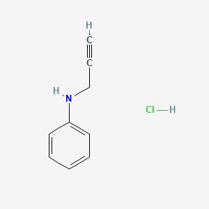 molecular formula C9H10ClN B1322379 苯基-丙-2-炔基-胺盐酸盐 CAS No. 18158-70-8