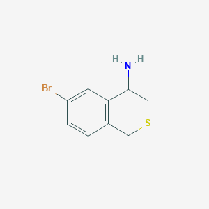 6-bromo-3,4-dihydro-1H-2-benzothiopyran-4-amine