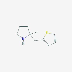 2-Methyl-2-[(thiophen-2-yl)methyl]pyrrolidine