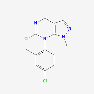 6-chloro-7-(4-chloro-2-methylphenyl)-1-methyl-4H-pyrazolo[3,4-d]pyrimidine