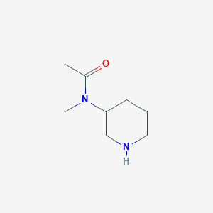 molecular formula C8H16N2O B1322401 N-Methyl-N-piperidin-3-yl-acetamide CAS No. 863248-45-7