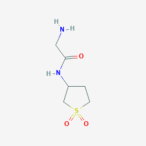 2-Amino-N-(1,1-dioxo-1lambda6-thiolan-3-yl)acetamide