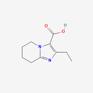 2-Ethyl-5H,6H,7H,8H-imidazo[1,2-A]pyridine-3-carboxylic acid