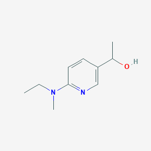 1-(6-(Ethyl(methyl)amino)pyridin-3-yl)ethan-1-ol