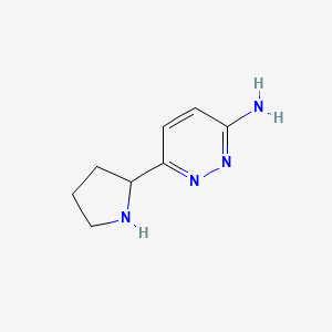 6-(Pyrrolidin-2-yl)pyridazin-3-amine