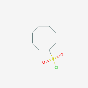 molecular formula C8H15ClO2S B13224193 Cyclooctanesulfonyl chloride CAS No. 62371-32-8