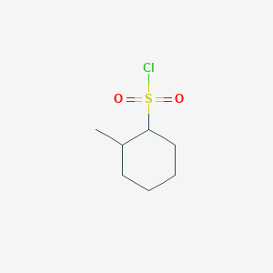 molecular formula C7H13ClO2S B13224241 2-Methylcyclohexane-1-sulfonyl chloride 