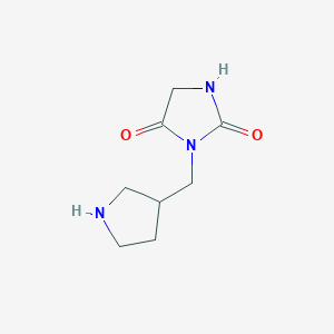 3-(Pyrrolidin-3-ylmethyl)imidazolidine-2,4-dione