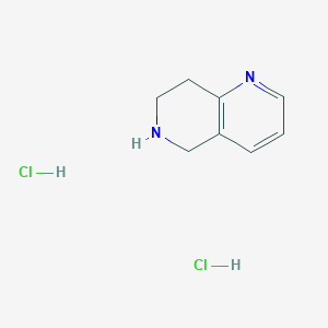 molecular formula C8H12Cl2N2 B1322434 5,6,7,8-四氢-1,6-萘啶二盐酸盐 CAS No. 348623-30-3