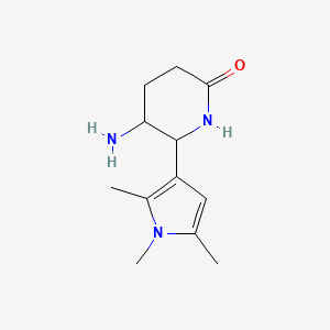 5-Amino-6-(1,2,5-trimethyl-1H-pyrrol-3-yl)piperidin-2-one