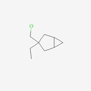 molecular formula C9H15Cl B13224444 3-(Chloromethyl)-3-ethylbicyclo[3.1.0]hexane 