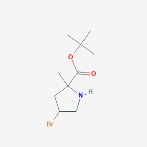 tert-Butyl 4-bromo-2-methylpyrrolidine-2-carboxylate