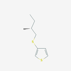 3-{[(2R)-2-methylbutyl]sulfanyl}thiophene