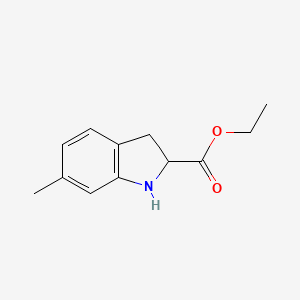 ethyl 6-methyl-2,3-dihydro-1H-indole-2-carboxylate