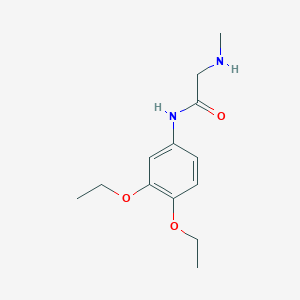 N-(3,4-diethoxyphenyl)-2-(methylamino)acetamide