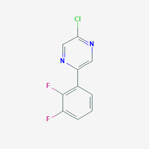 2-Chloro-5-(2,3-difluorophenyl)pyrazine