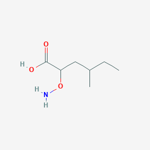 2-(Aminooxy)-4-methylhexanoic acid