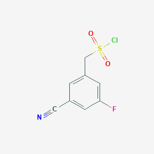 (3-Cyano-5-fluorophenyl)methanesulfonyl chloride