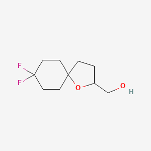 {8,8-Difluoro-1-oxaspiro[4.5]decan-2-yl}methanol