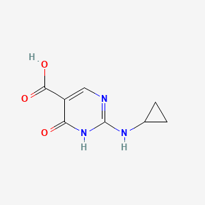 2-(Cyclopropylamino)-6-oxo-1,6-dihydropyrimidine-5-carboxylic acid