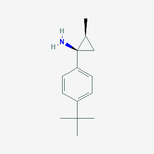 (1R,2S)-1-(4-tert-Butylphenyl)-2-methylcyclopropan-1-amine