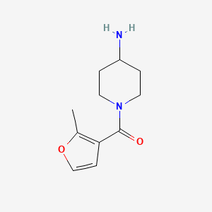 1-(2-Methylfuran-3-carbonyl)piperidin-4-amine