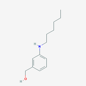 molecular formula C13H21NO B13224740 [3-(Hexylamino)phenyl]methanol 