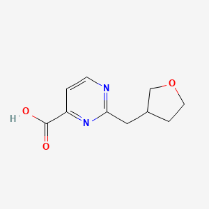 2-(Oxolan-3-ylmethyl)pyrimidine-4-carboxylic acid