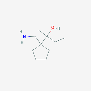 2-[1-(Aminomethyl)cyclopentyl]butan-2-OL