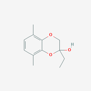 2-Ethyl-5,8-dimethyl-2,3-dihydro-1,4-benzodioxin-2-ol