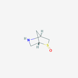 molecular formula C5H9NOS B13224842 (1S,4S)-2Lambda4-thia-5-azabicyclo[2.2.1]heptan-2-one 