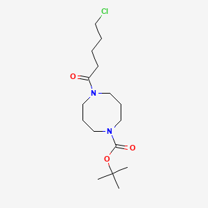 tert-Butyl 5-(5-chloropentanoyl)-1,5-diazocane-1-carboxylate