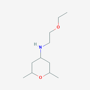 N-(2-Ethoxyethyl)-2,6-dimethyloxan-4-amine