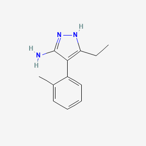 5-Ethyl-4-(o-tolyl)-1h-pyrazol-3-amine