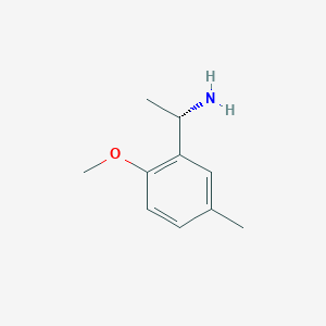 (1S)-1-(2-methoxy-5-methylphenyl)ethan-1-amine