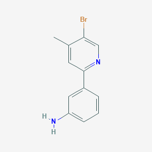 3-(5-Bromo-4-methylpyridin-2-yl)aniline