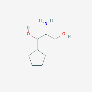 2-Amino-1-cyclopentylpropane-1,3-diol